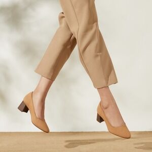 VIVAIA Block Heel Pumps Comfortable Knit Dress Shoes  Size EU/41‎ US/9.5